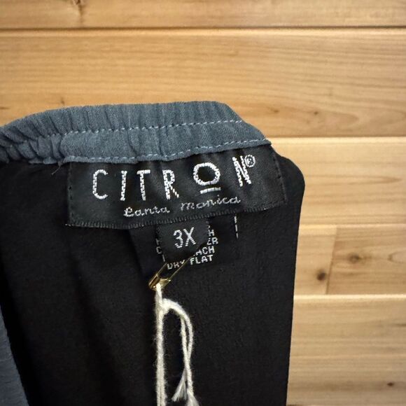 NWT Citron Santa Monica Size 3X Black Gray Ombré Pull On Maxi Skirt - Picture 9 of 12